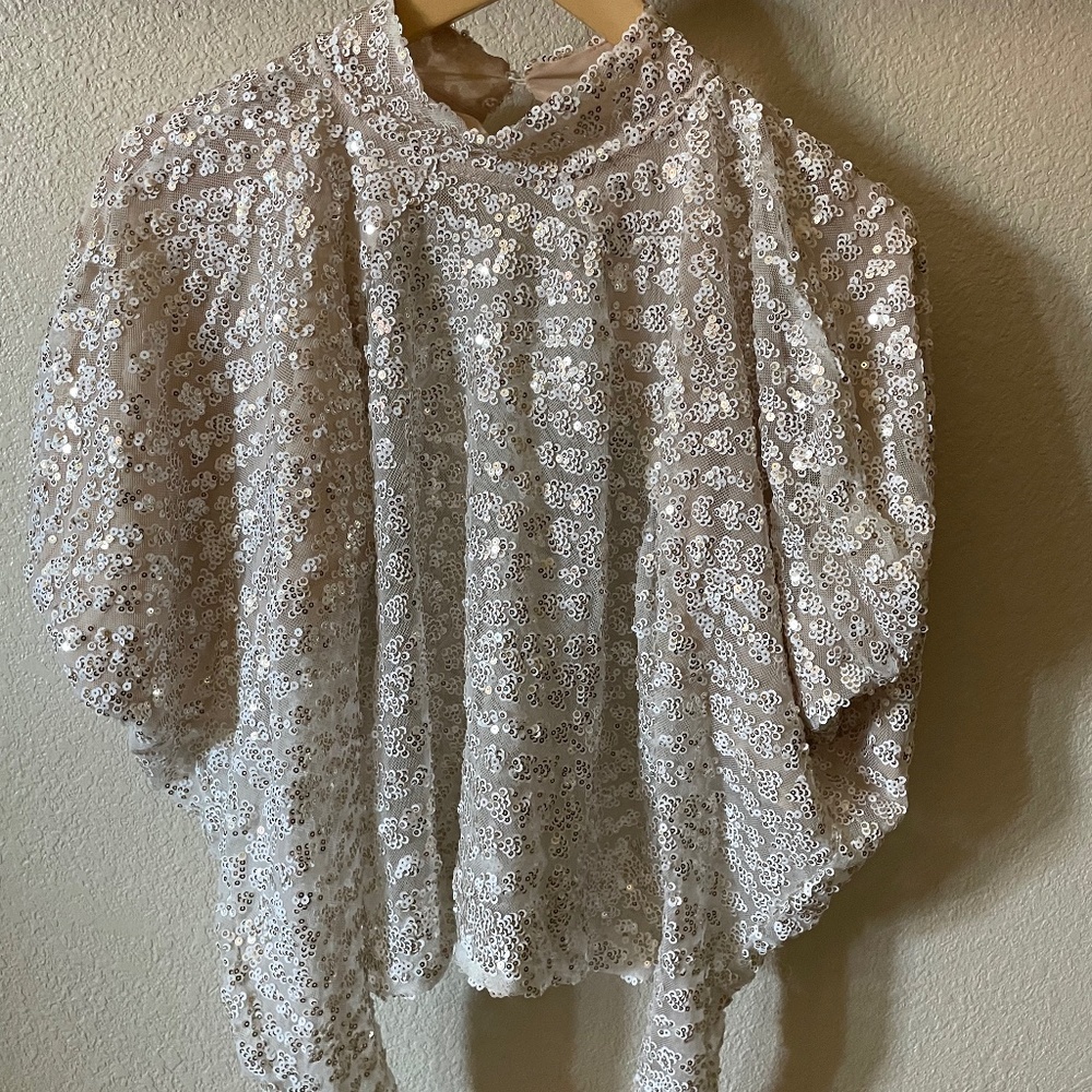 Sequined dress top